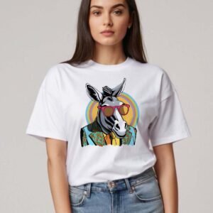 Funnny Donkey Wearing Clothes T Shirt 3