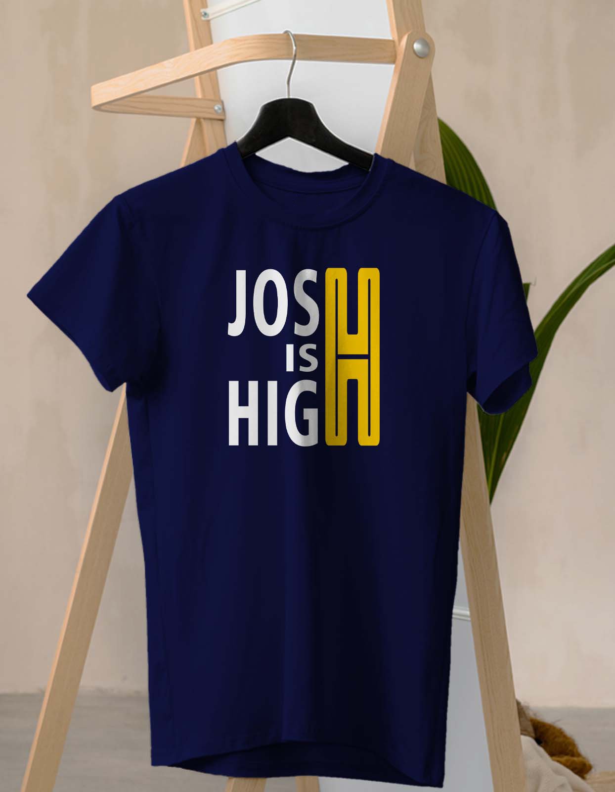 Josh is High T shirt Blue 3