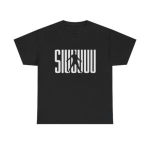 Siuuuu Graphic T-Shirt Football Celebration Tee for Soccer Fans