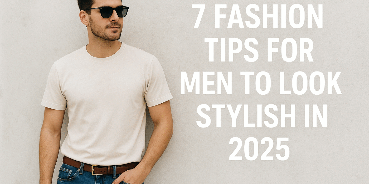 7 Fashion Tips for Men to Look Stylish in 2025