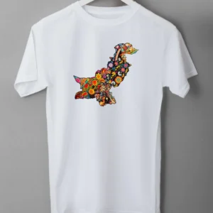 Floral Pakistan Map T-Shirt ? Black Unisex Cotton Tee Inspired by Truck Art
