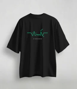 Pakistan Zindabad Black T-Shirt – Bold Patriotic Graphic Tee