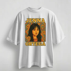 Jenna Ortega tshirt retro vintage graphic design