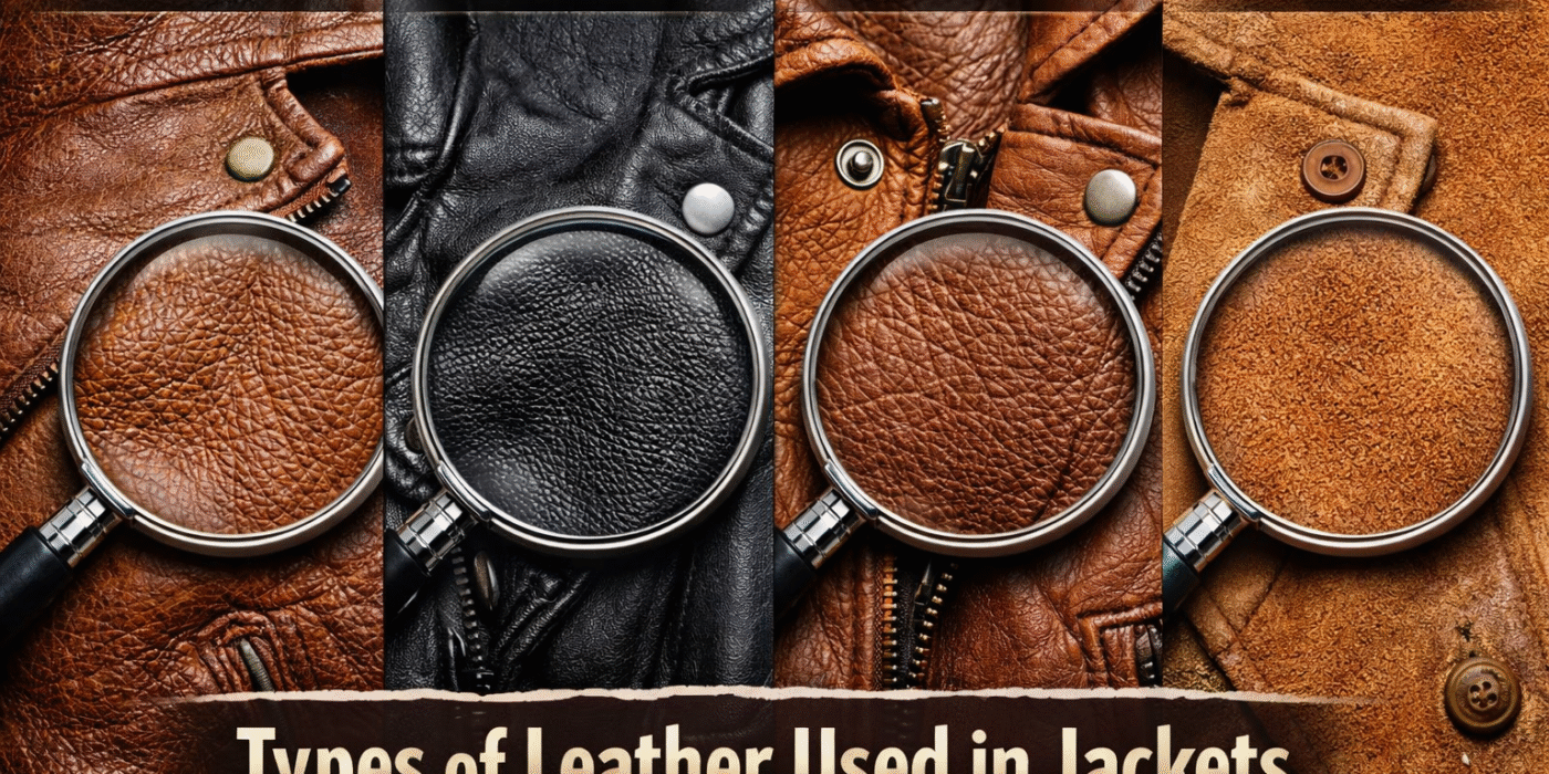 Types of Leather Used in Jackets: Full Grain, Top Grain, Suede Explained (Complete Guide)