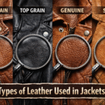 Types of Leather Used in Jackets: Full Grain, Top Grain, Suede Explained (Complete Guide)