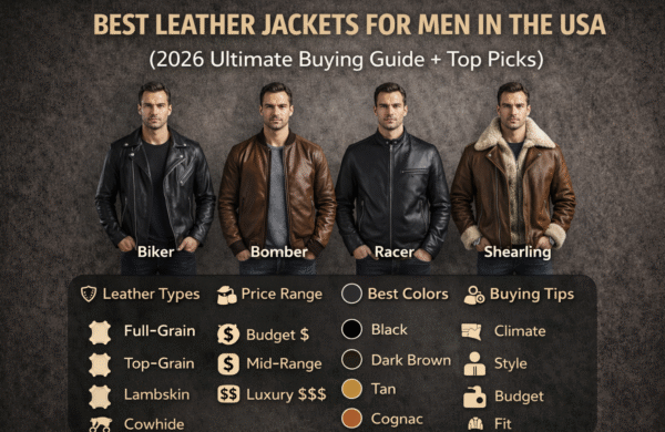 Best Leather Jackets for Men in the USA