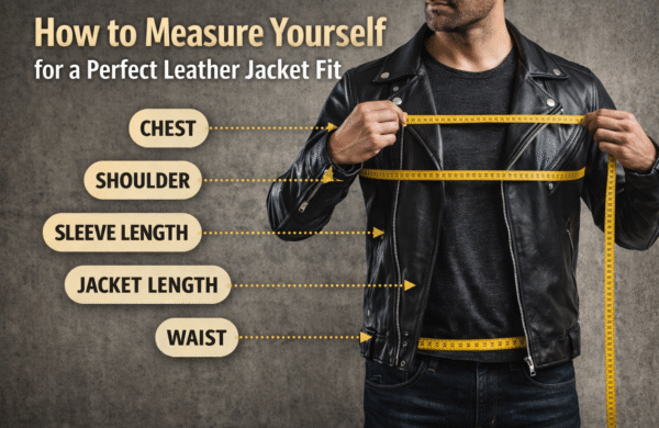 How to Measure Yourself for a Perfect Leather Jacket Fit