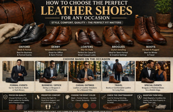 How to Choose the Perfect Leather Shoes for Any Occasion