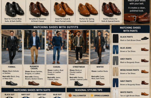 How to Match Leather Shoes with Your Outfit