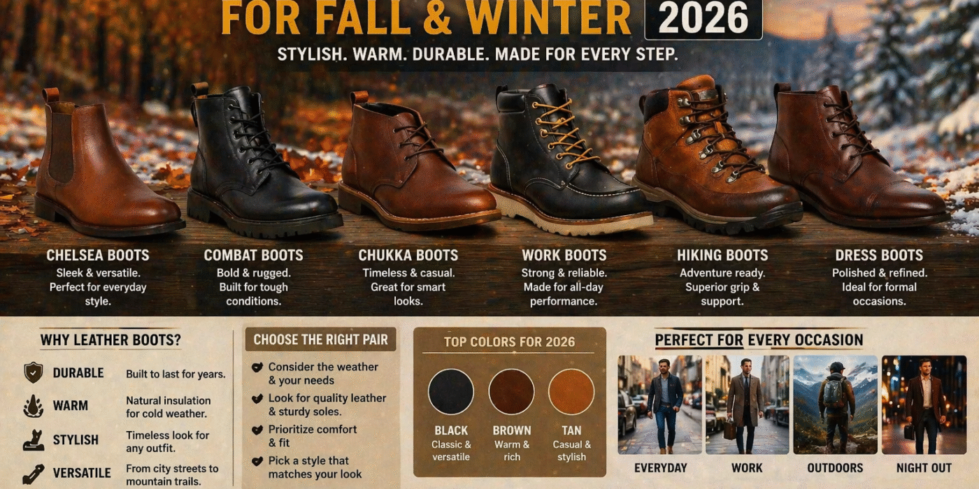 Best Leather Boots for Fall & Winter 2026