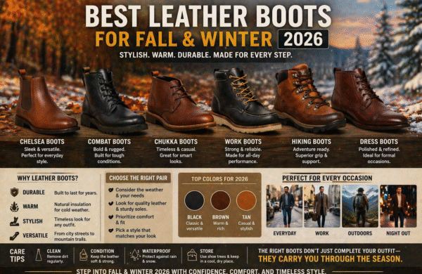 Best Leather Boots for Fall & Winter 2026